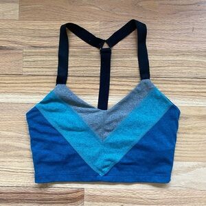 Beyond Yoga Space Dye Blue Top